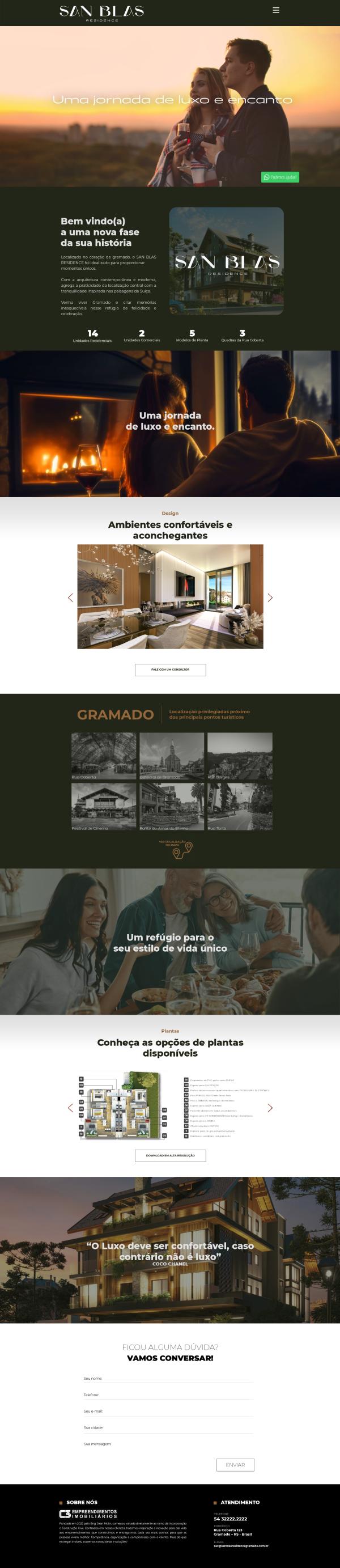 website San Blas Residence